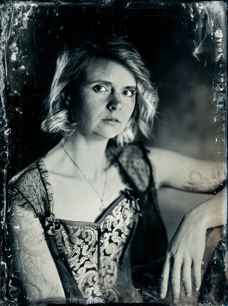 Portrait au collodion de RedFanny