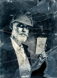 Portrait au collodion de Sébastien Moro aka Cervelle d'Oiseau